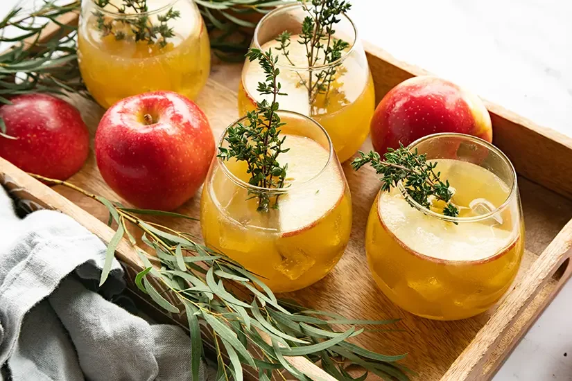 Sunrise Magic® Apple Thyme Bourbon Smash